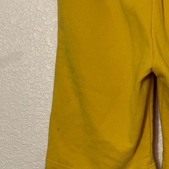 KAPPA Shorts Sweatsuit Knit size Large Bright Yellow Elastic Waist Drawstring - Picture 7 of 14